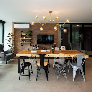 Sala de estar en el lobby