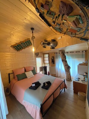 1 habitación y ropa de cama 