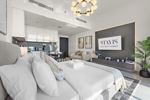 Lägenhet - balkong - utsikt mot staden | 1 sovrum och gratis wi-fi