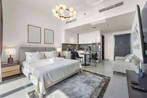 1 bedroom, free WiFi - Stylish Suite Studio In JVC (Dubai)