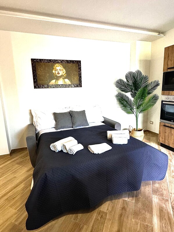 1 chambre, accès au Wi-Fi (inclus), literie fournie