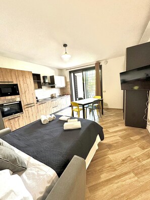 1 chambre, accès au Wi-Fi (inclus), literie fournie