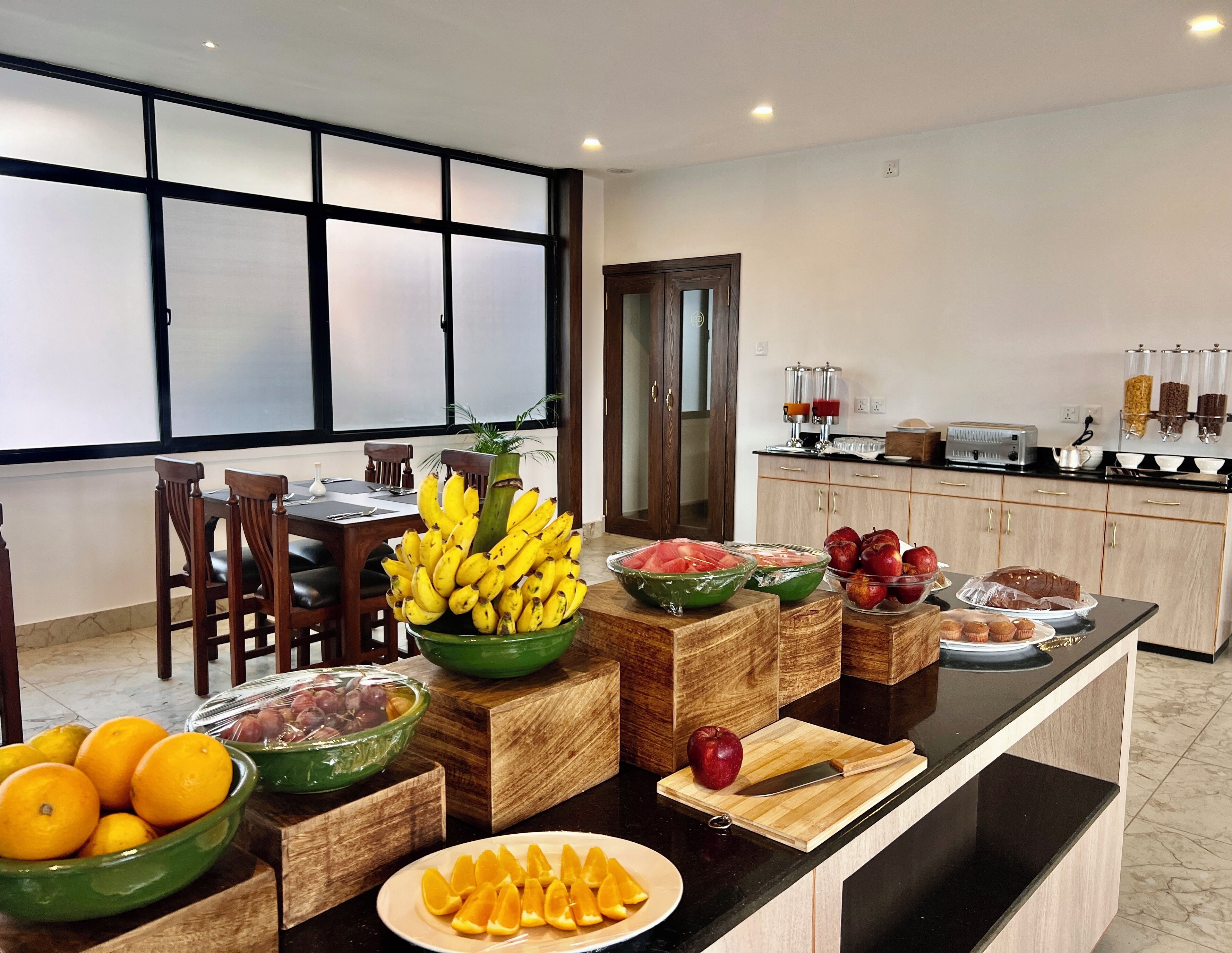 Desayuno bufé gratuito y diario