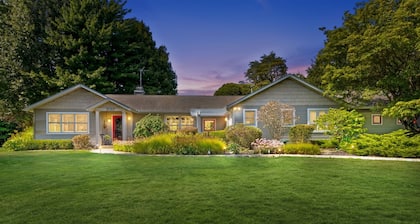 This Is It: Peaceful Woodland Escape w/ Hot Tub & Game Room, Near Wineries