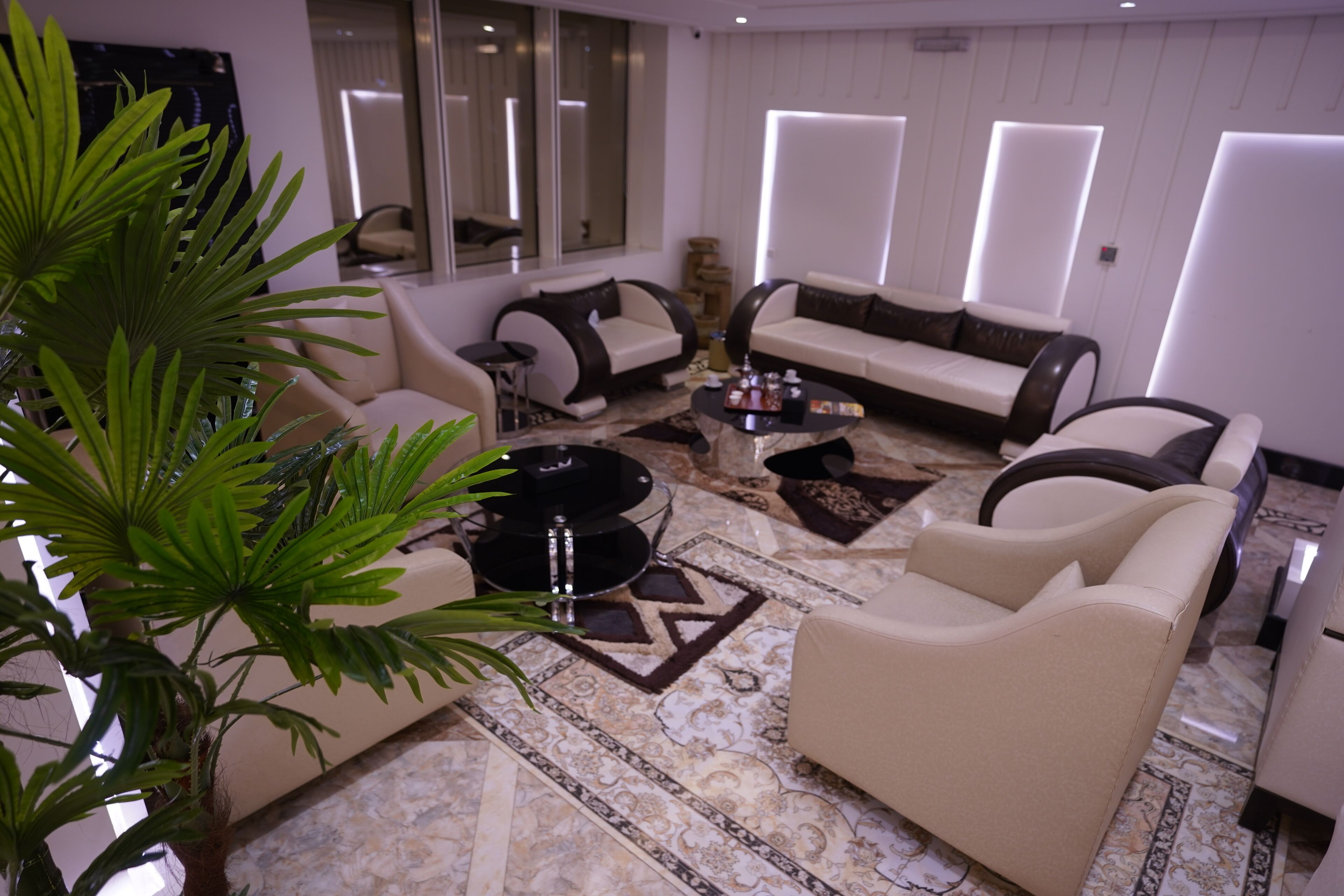 Lobby sitting area