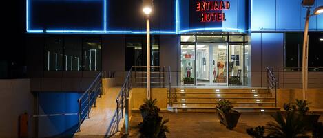 Front of property - evening/night