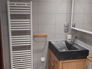 Bathroom - Comfortable renovated studio in green residence in Chamonix (Chamonix-Mont-Blanc)