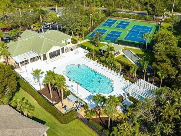 Pool - The Villa at Marsh Landing! 3Bed/2 bath townhome in the heart of Estero! (Estero)