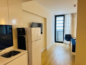 豪華開放式客房, 陽台, 海景 | 私人廚房