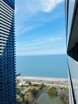 Studio Deluxe, balcon, vue mer | Chambres insonorisées, Wi-Fi gratuit