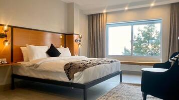 Doppia Deluxe, vista montagna | Insonorizzazione, ferro/asse da stiro, Wi-Fi gratuito