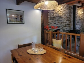 Dining - Gite La Cave; stylish and comfortable countryside house (St Saud Lacoussiere)