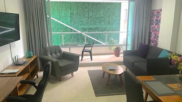 Apartamento Deluxe, vistas al patio | Terraza o patio