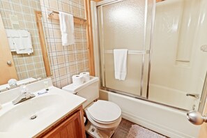 Hair dryer, towels