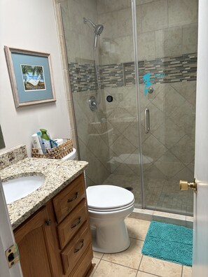 Shower, towels