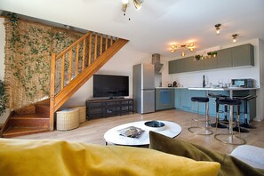 Smart-tv en een stereo