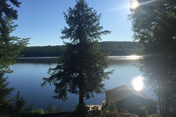 Lake view from the patio
