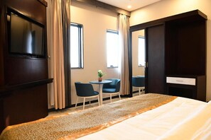 Betten mit Memory-Foam-Matratzen, schallisolierte Zimmer