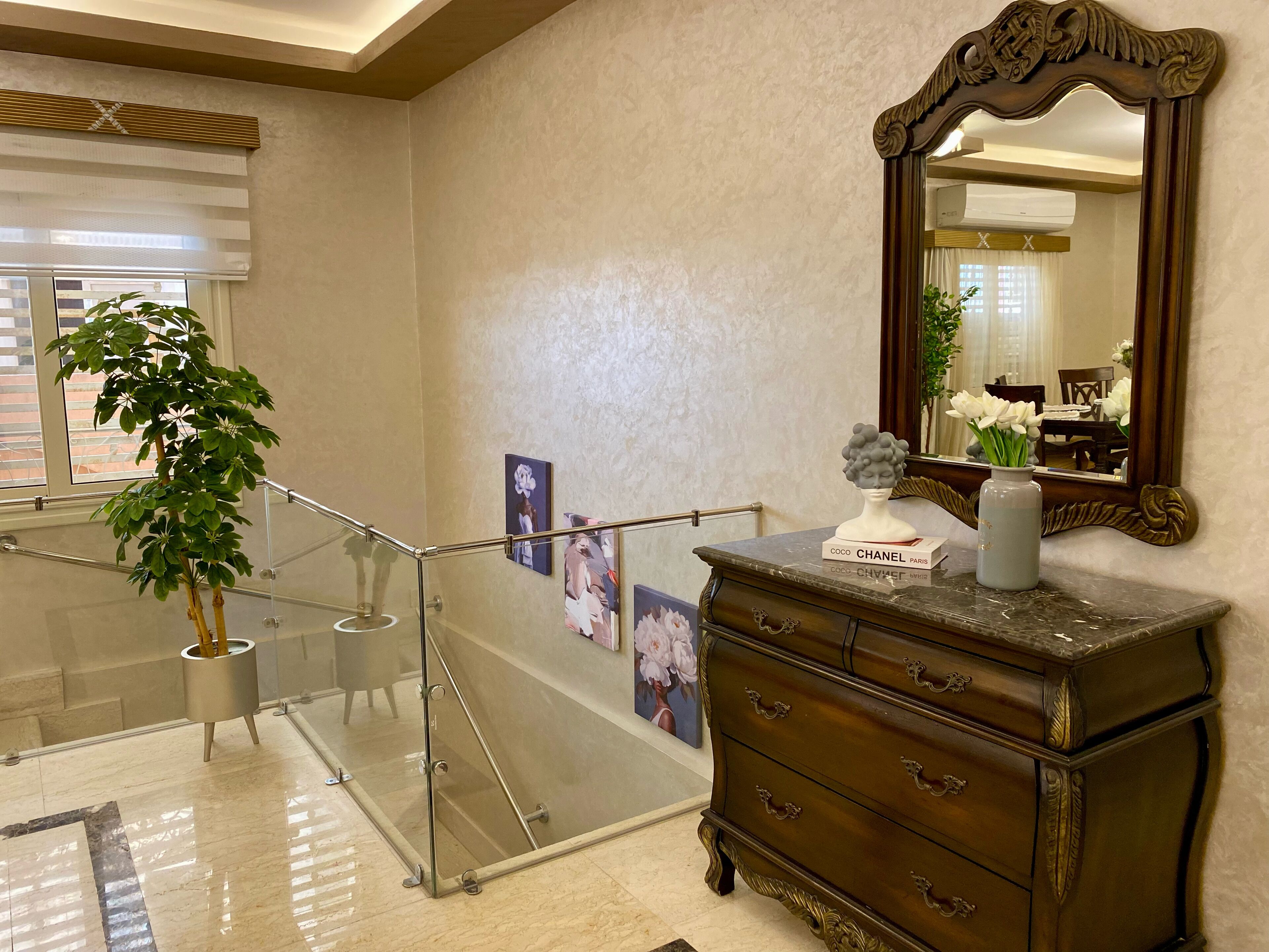 Interior entrance