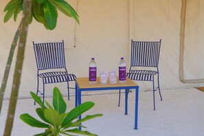 Tält Standard - 1 sovrum - privat badrum - utsikt mot öken | Terrass/Patio