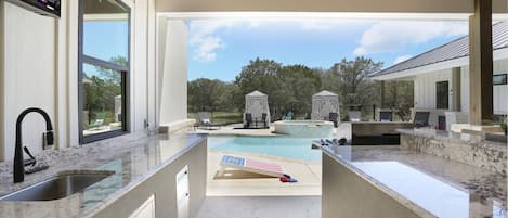 Piscine chauffée