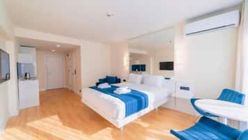 Basic Studio | Hypo-allergenic bedding, Select Comfort beds, individually decorated