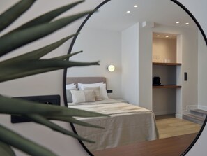 Suite, uitzicht op de stad | 1 slaapkamer, lakens van Egyptisch katoen, luxe beddengoed