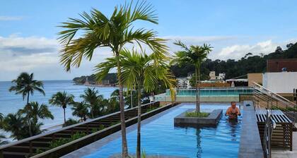 Cozy beachfront Studio. AC-WiFi-Gym-Parking. Delightful Cabo Branco João Pessoa