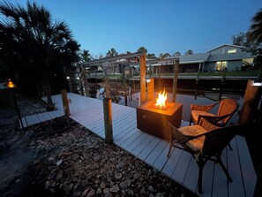 Terrace/patio - Canal Front Home 5 mins to Beach in Wonderful Bonita Springs (Bonita Springs)