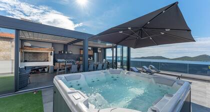 Stunning apartment in Drage with sauna