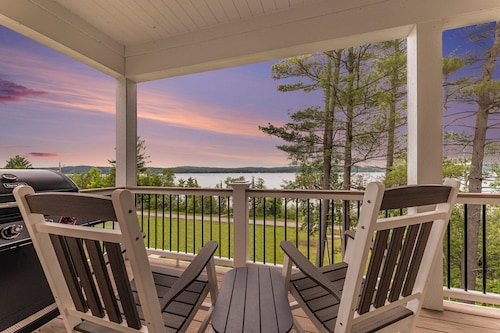 Luxe Lakefront Living on Stunning Crystal Lake in Benzonia, MI