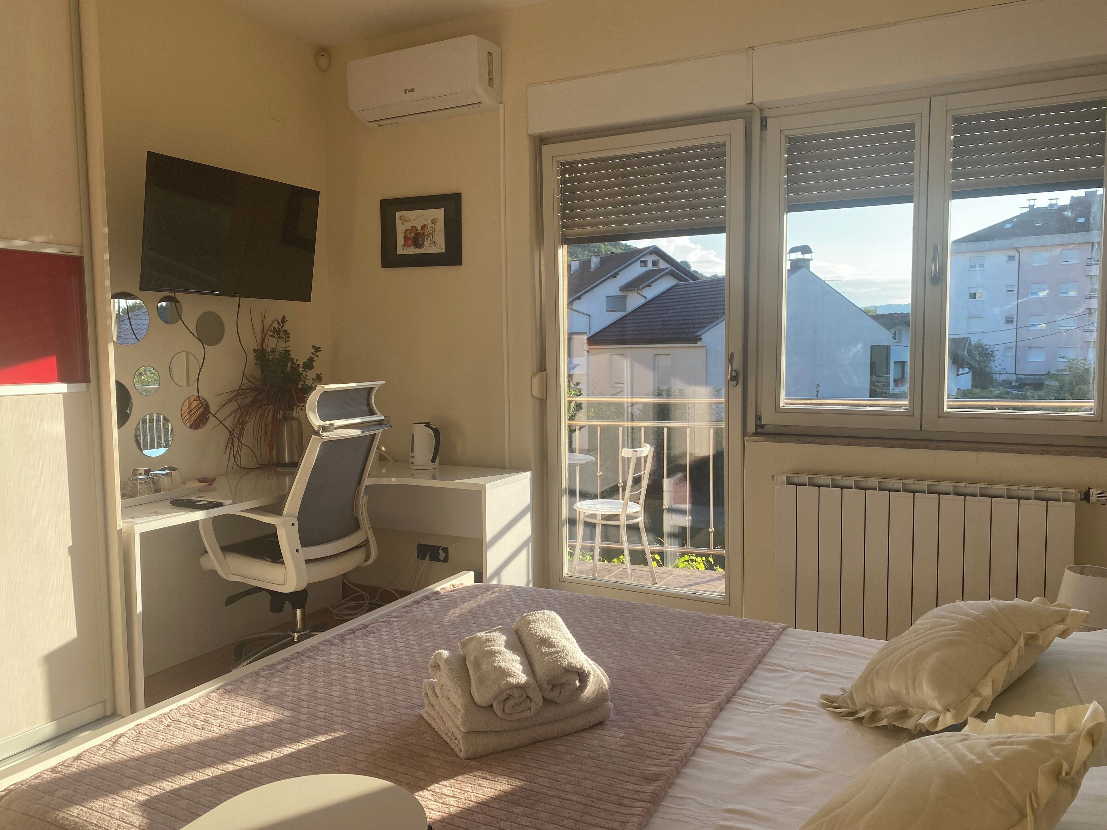 1 soveværelse, skrivebord, strygejern/strygebræt, gratis Wi-Fi