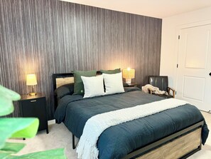 4 dormitorios, tabla de planchar con plancha, wifi gratis y ropa de cama