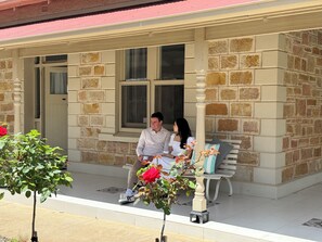 Majoituspaikan julkisivu