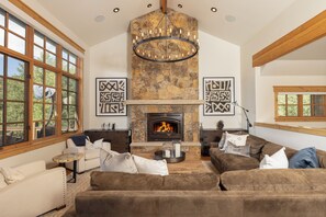 Interior - Modern Estate, Walk to Shuttle, Hot Tub, Arcade, Views! (Breckenridge)