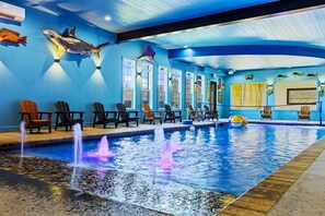 Indoor pool, a heated pool