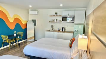Standard Double Room, Non Smoking, Microwave | Desk, laptop workspace, blackout curtains, iron/ironing board