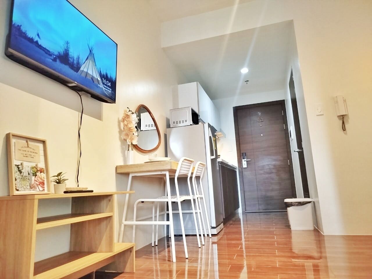 Comfort appartement, keuken, uitzicht op stad | Dineren in de kamer