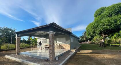 Cozy 3-Bedroom gated house with AC, WiFi, and TV: comfort and relaxation await.