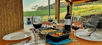 Nature lovers escape on an eco-friendly vineyard