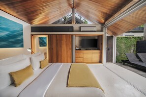 Grand One Bedroom Villa With Private Pool | เครื่องนอนป้องกันสารก่อภูมิแพ้, มินิบาร์, ตู้นิรภัยในห้องพัก, Wi-Fi ฟรี