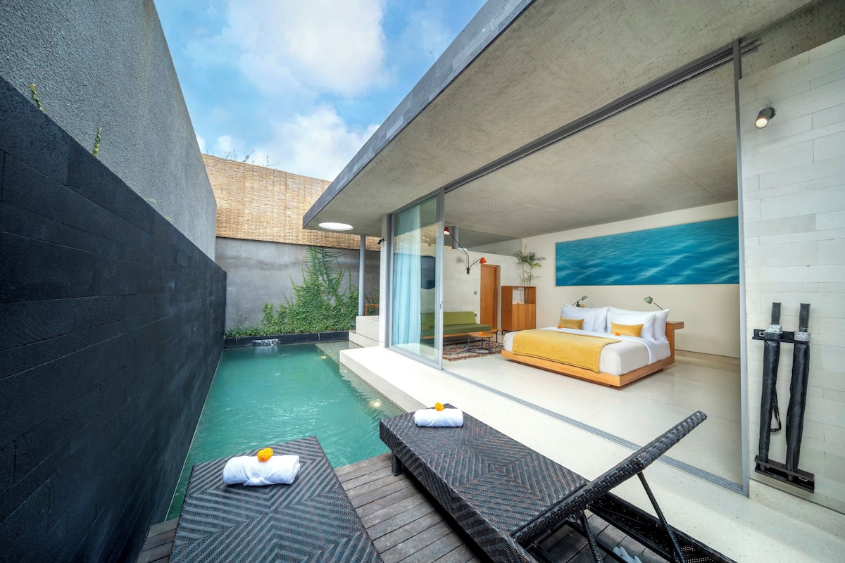 One Bedroom Villa With Private Pool | 1 bedroom, hypo-allergenic bedding, minibar, in-room safe