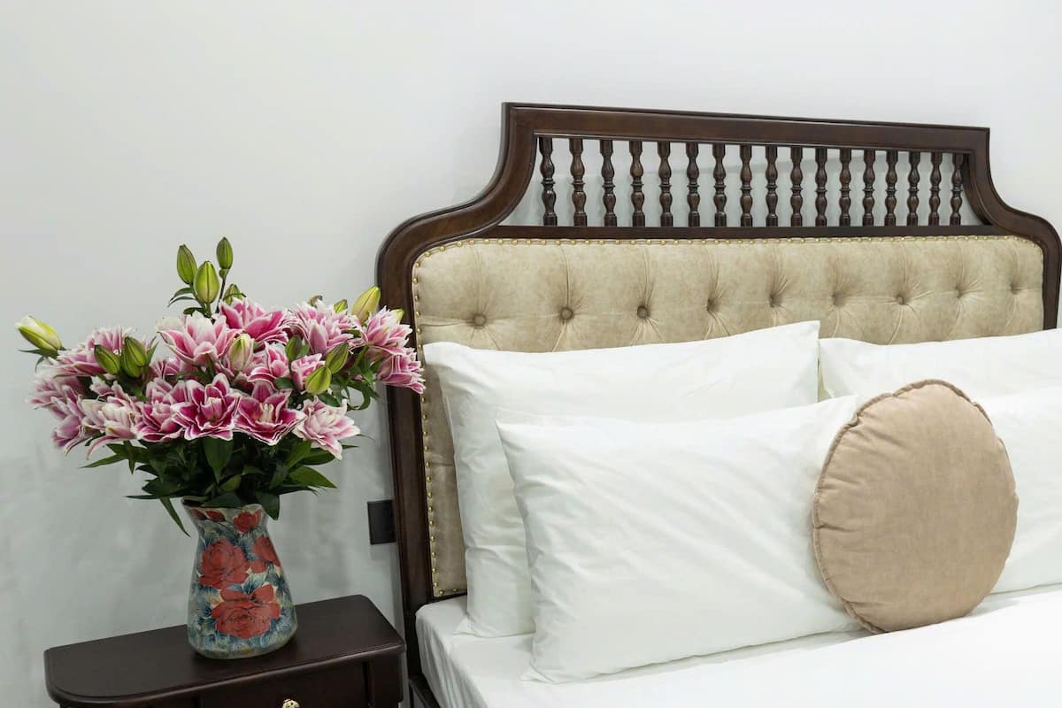 Quarto standard, vista para a cidade | Roupas de cama de algodão egípcio, roupas de cama premium, frigobar