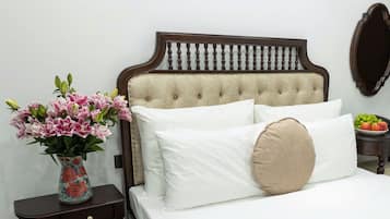 Quarto standard, vista para a cidade | Roupas de cama de algodão egípcio, roupas de cama premium, frigobar