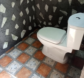 Basic Tent, Courtyard View | Bathroom | Shower