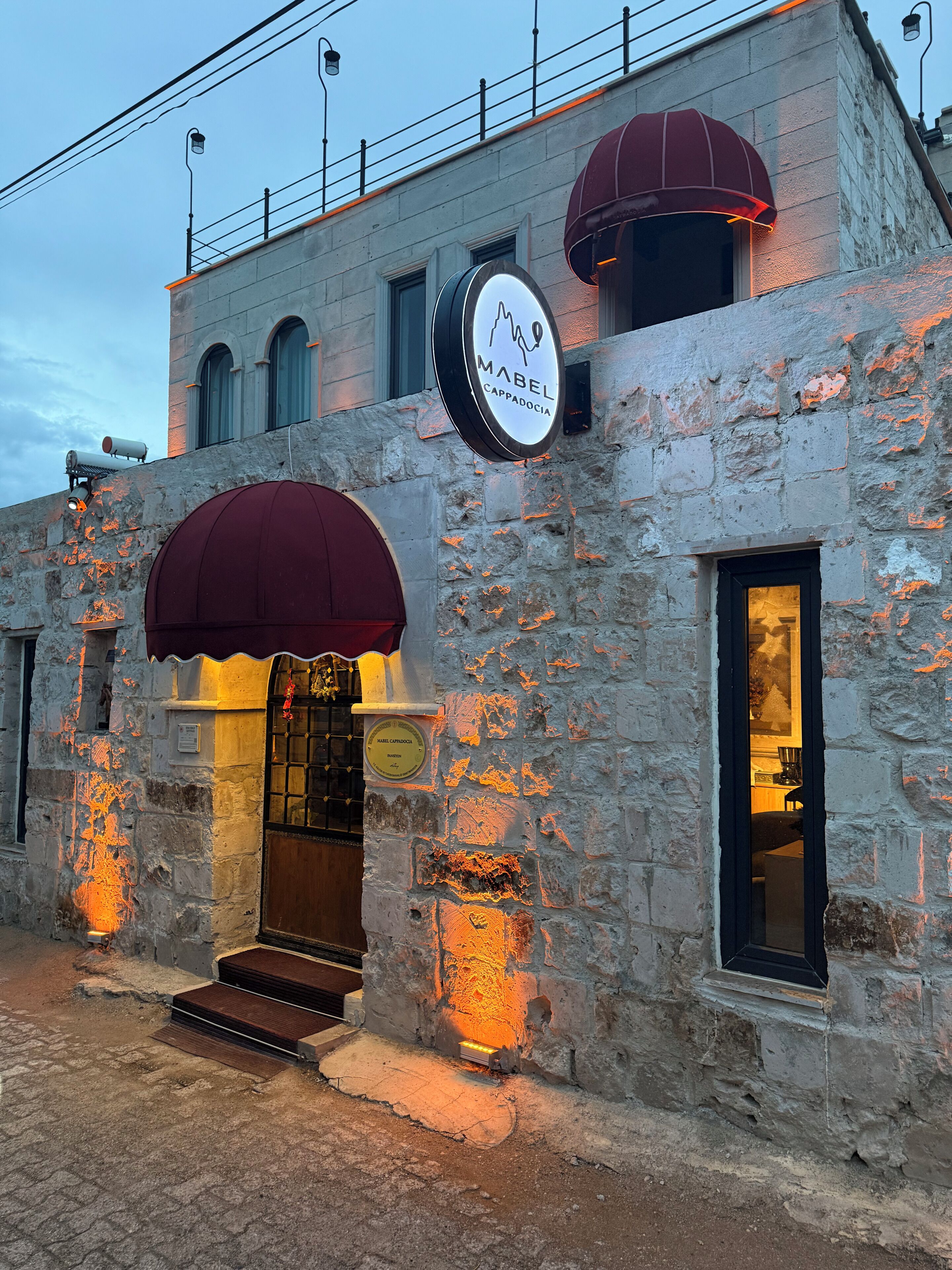 Voorkant van accommodatie