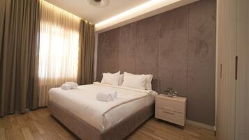 Premium bedding, individually decorated, individually furnished