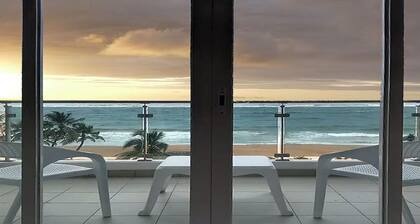 Enjoy a beautiful sunset from your ocean-view bedroom.