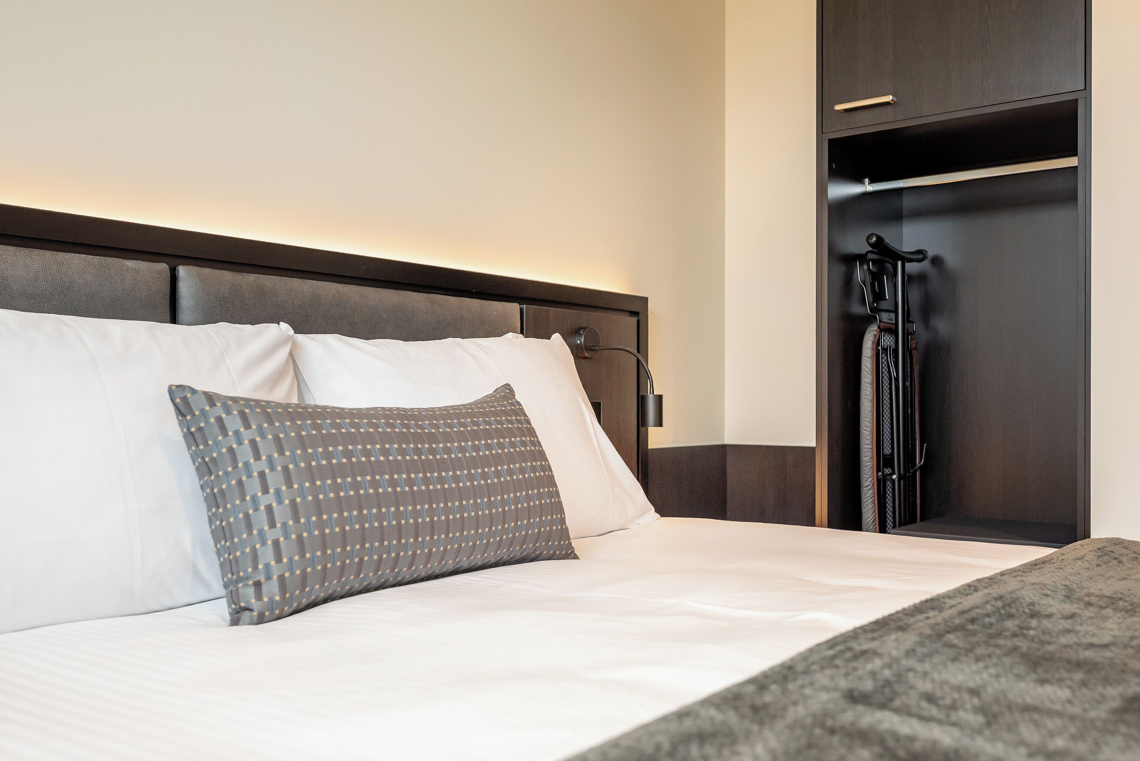 In-room safe, desk, laptop workspace, iron/ironing board