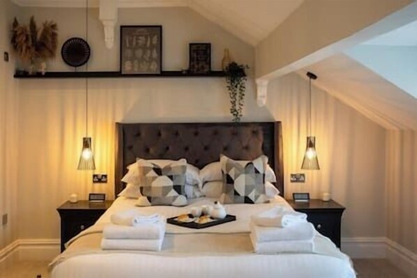 1 غرفة نوم ومكتب ومكواة/لوح كي وواي فاي